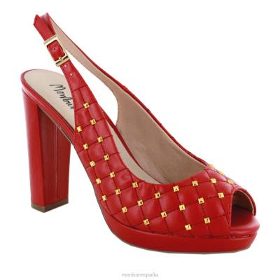 Menbur mujer faraldi 204L5245 tacones altos rojo