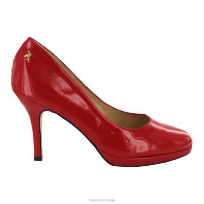 Menbur mujer farnaby 204L4592 tacones altos rojo