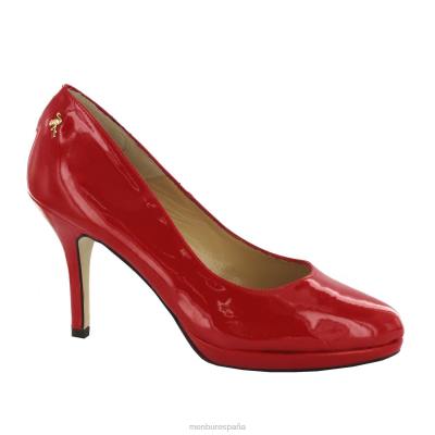 Menbur mujer farnaby 204L4592 tacones altos rojo