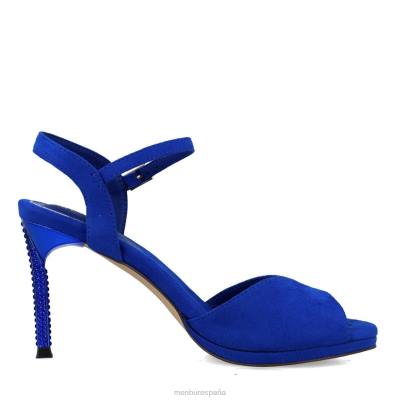 Menbur mujer februata 204L5131 tacones altos azul medio