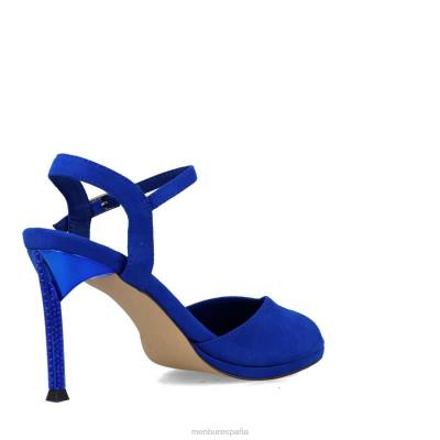 Menbur mujer februata 204L5131 tacones altos azul medio