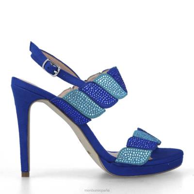 Menbur mujer fenigli 204L5359 tacones altos azul medio