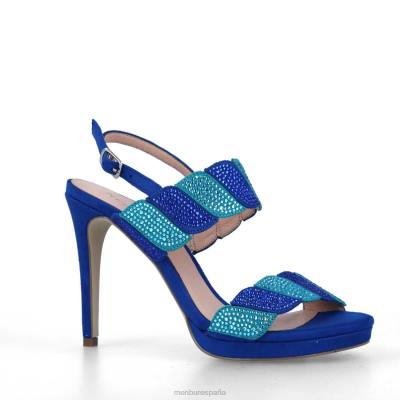 Menbur mujer fenigli 204L5359 tacones altos azul medio