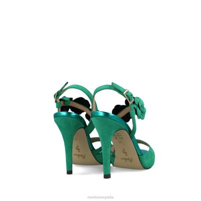 Menbur mujer fenonte 204L4918 tacones altos verde