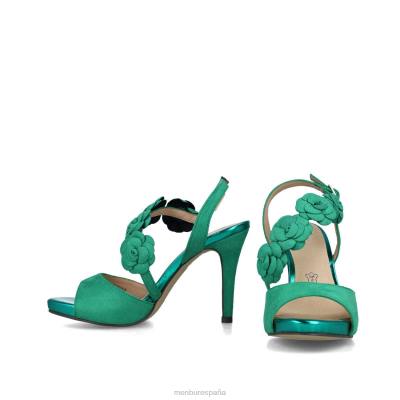 Menbur mujer fenonte 204L4918 tacones altos verde