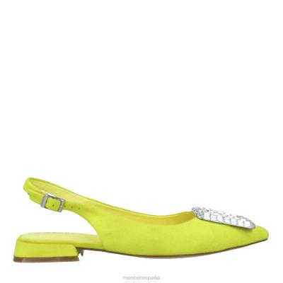 Menbur mujer fraus 204L5102 tacones altos amarillo