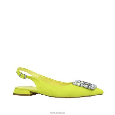 Menbur mujer fraus 204L5102 tacones altos amarillo