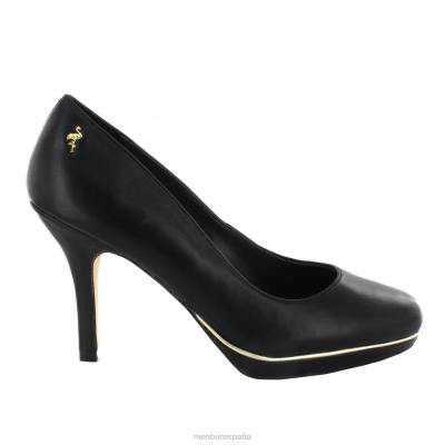 Menbur mujer fuentes 204L1204 tacones altos negro