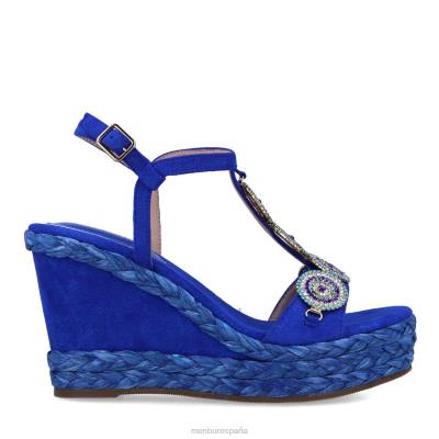 Menbur mujer gaia 204L5474 tacones altos azul medio