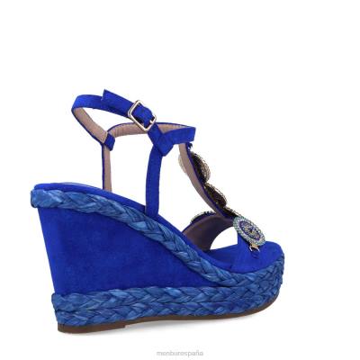 Menbur mujer gaia 204L5474 tacones altos azul medio