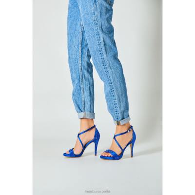 Menbur mujer gaspeita 204L3831 tacones altos azul medio