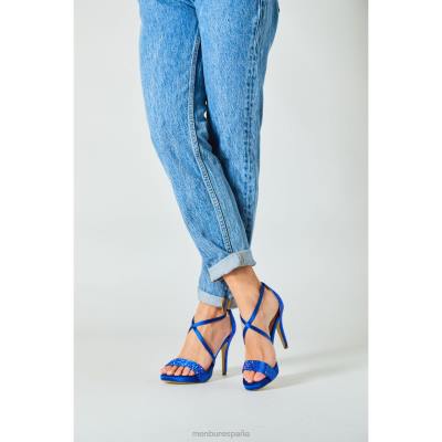 Menbur mujer gaspeita 204L3831 tacones altos azul medio