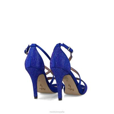 Menbur mujer gaspeita 204L3831 tacones altos azul medio