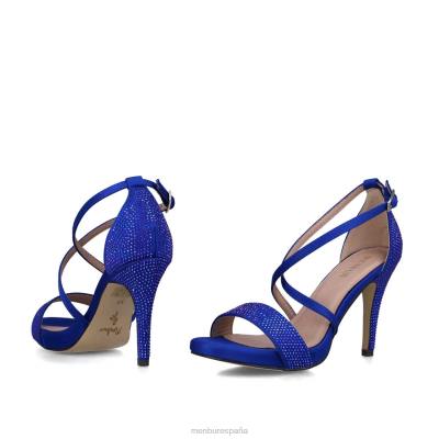 Menbur mujer gaspeita 204L3831 tacones altos azul medio