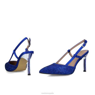 Menbur mujer gaspeita 204L3900 tacones altos azul medio