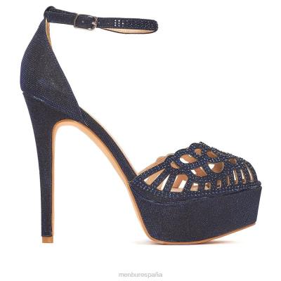 Menbur mujer gaudenzio 204L915 tacones altos azul oscuro