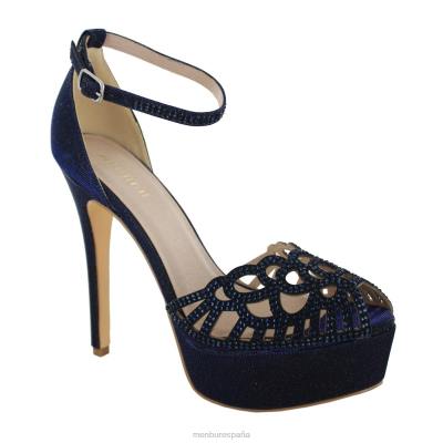 Menbur mujer gaudenzio 204L915 tacones altos azul oscuro