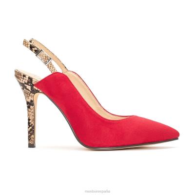 Menbur mujer gizzi 204L1012 tacones altos rojo