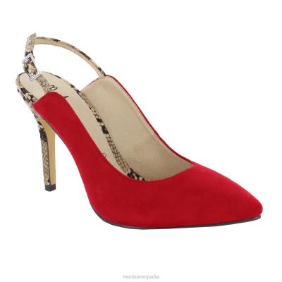 Menbur mujer gizzi 204L1012 tacones altos rojo