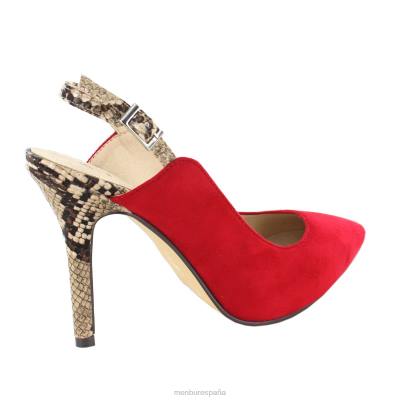 Menbur mujer gizzi 204L1012 tacones altos rojo