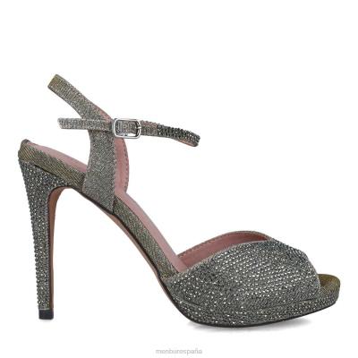 Menbur mujer goshenita 204L3874 tacones altos gris