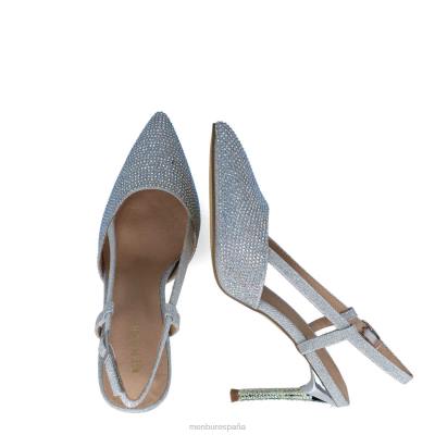 Menbur mujer goshenita 204L4865 tacones altos plata