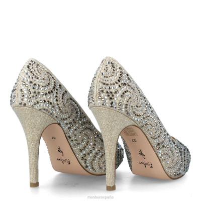 Menbur mujer grausón 204L4076 tacones altos beige