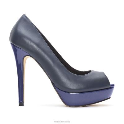 Menbur mujer grotti 204L4347 tacones altos azul oscuro