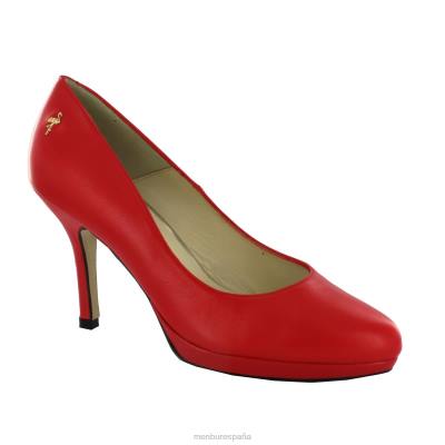 Menbur mujer hans leo 204L4606 tacones altos rojo