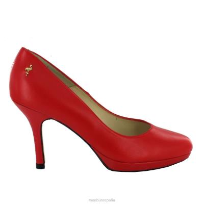 Menbur mujer hans leo 204L4606 tacones altos rojo