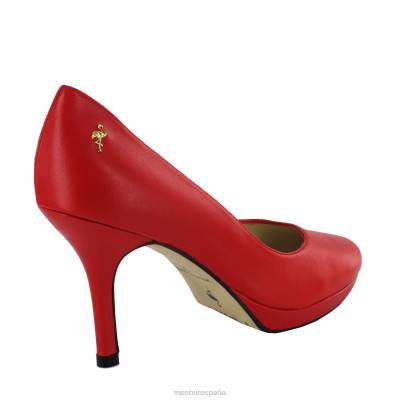 Menbur mujer hans leo 204L4606 tacones altos rojo