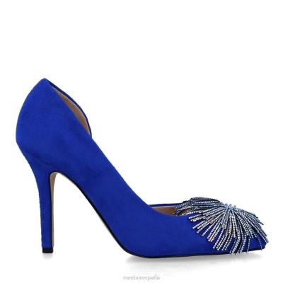 Menbur mujer hedera 204L4587 tacones altos azul medio