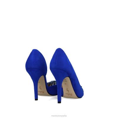 Menbur mujer hedera 204L4587 tacones altos azul medio