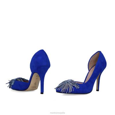 Menbur mujer hedera 204L4587 tacones altos azul medio