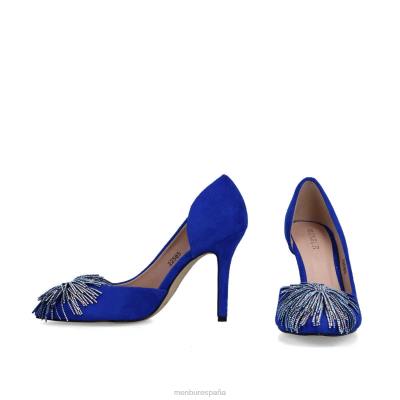 Menbur mujer hedera 204L4587 tacones altos azul medio