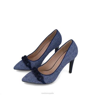 Menbur mujer hematita 204L3786 tacones altos azul oscuro