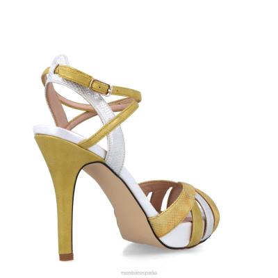 Menbur mujer hemera 204L1505 tacones altos amarillo