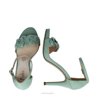 Menbur mujer hesiodo 204L4028 tacones altos verde