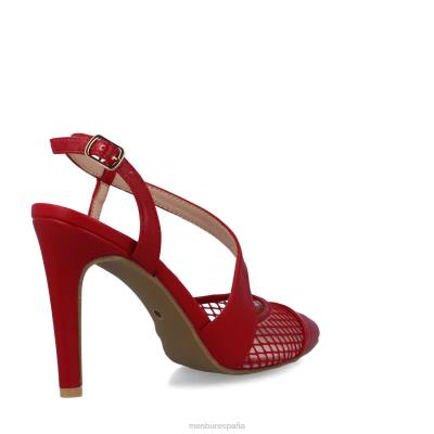 Menbur mujer hespéride 204L4814 tacones altos rojo