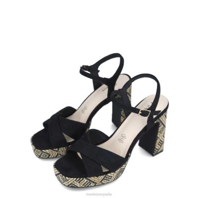 Menbur mujer hiades 204L1277 tacones altos negro