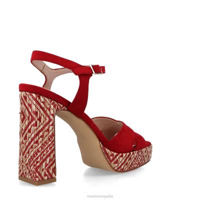 Menbur mujer hiades 204L4970 tacones altos rojo