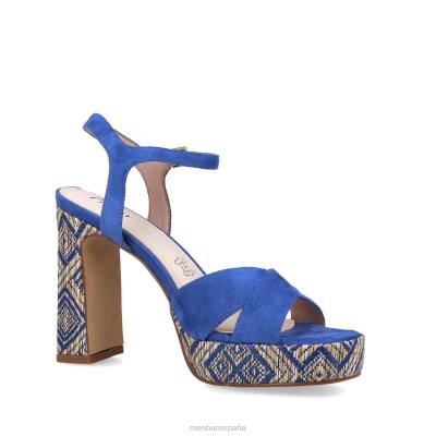 Menbur mujer hiades 204L4971 tacones altos azul claro