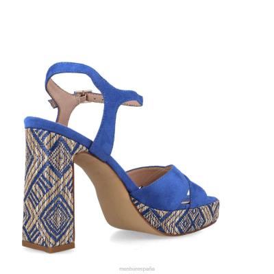 Menbur mujer hiades 204L4971 tacones altos azul claro