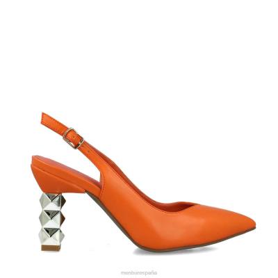 Menbur mujer hidra 204L3753 tacones altos naranja