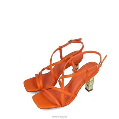 Menbur mujer hidra 204L757 tacones altos naranja