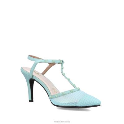 Menbur mujer higia 204L1526 tacones altos azul claro