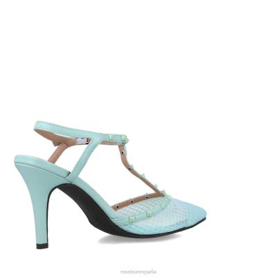 Menbur mujer higia 204L1526 tacones altos azul claro