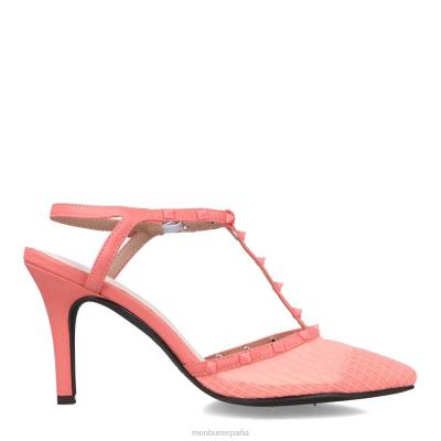 Menbur mujer higia 204L5441 tacones altos coral