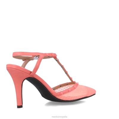 Menbur mujer higia 204L5441 tacones altos coral