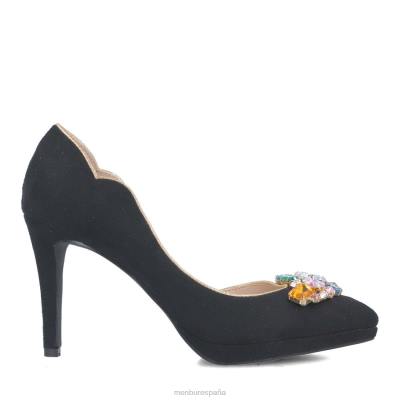 Menbur mujer hiperión 204L4967 tacones altos negro